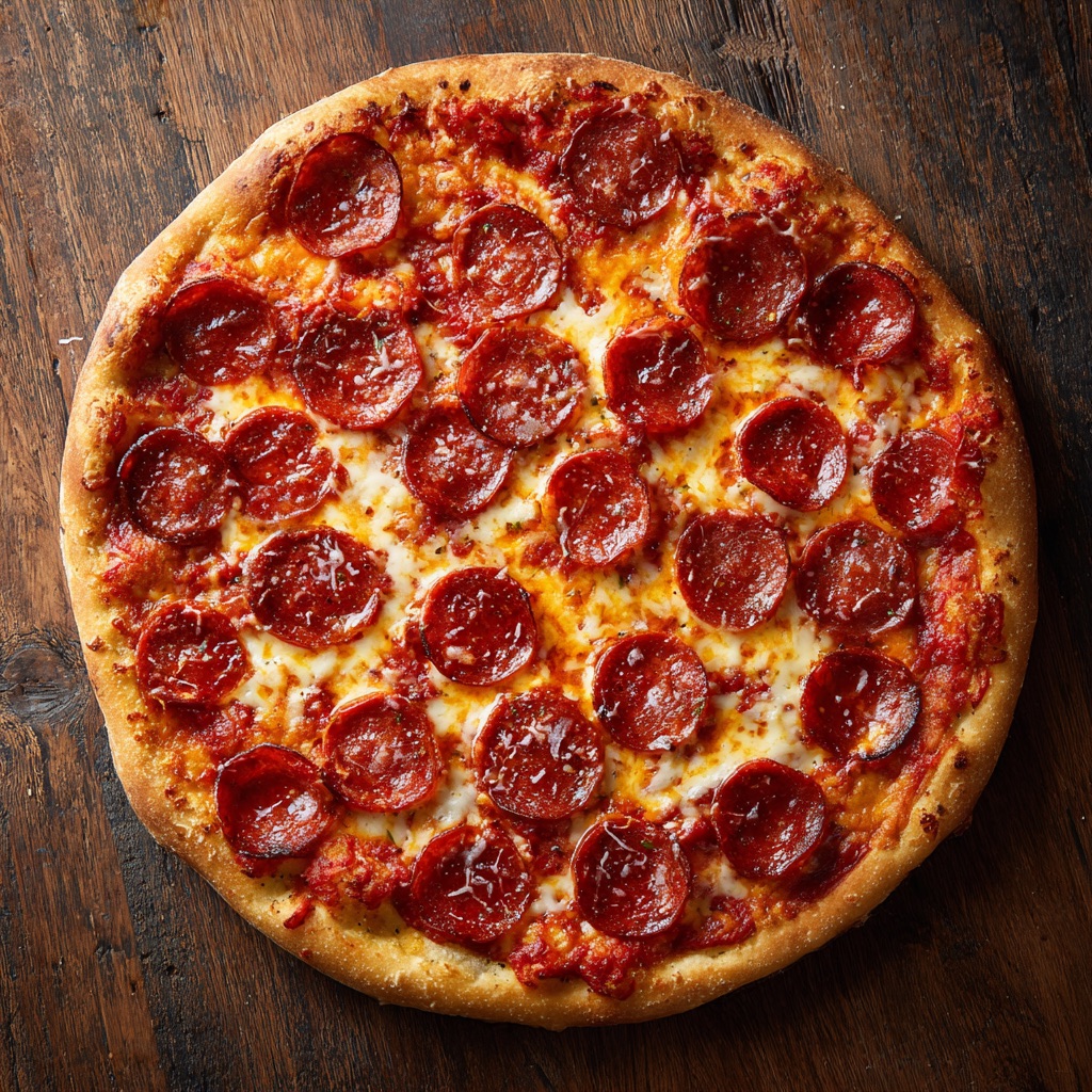 Old-School Pepperoni Pizza